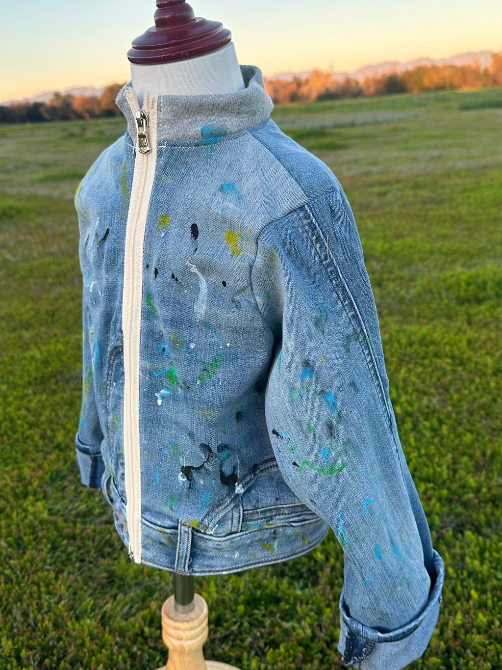 Painted Denim Jacket