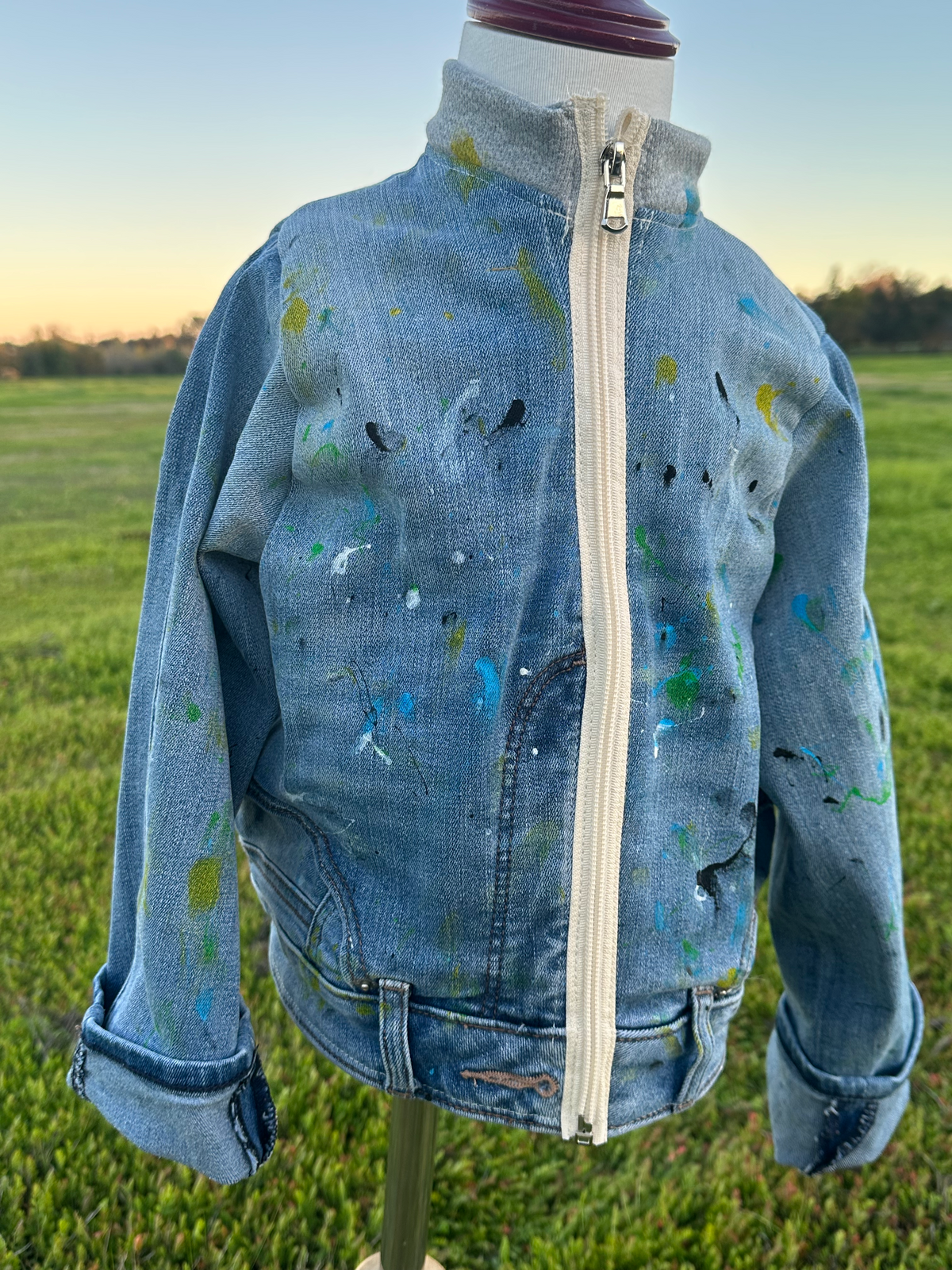 Painted Denim Jacket